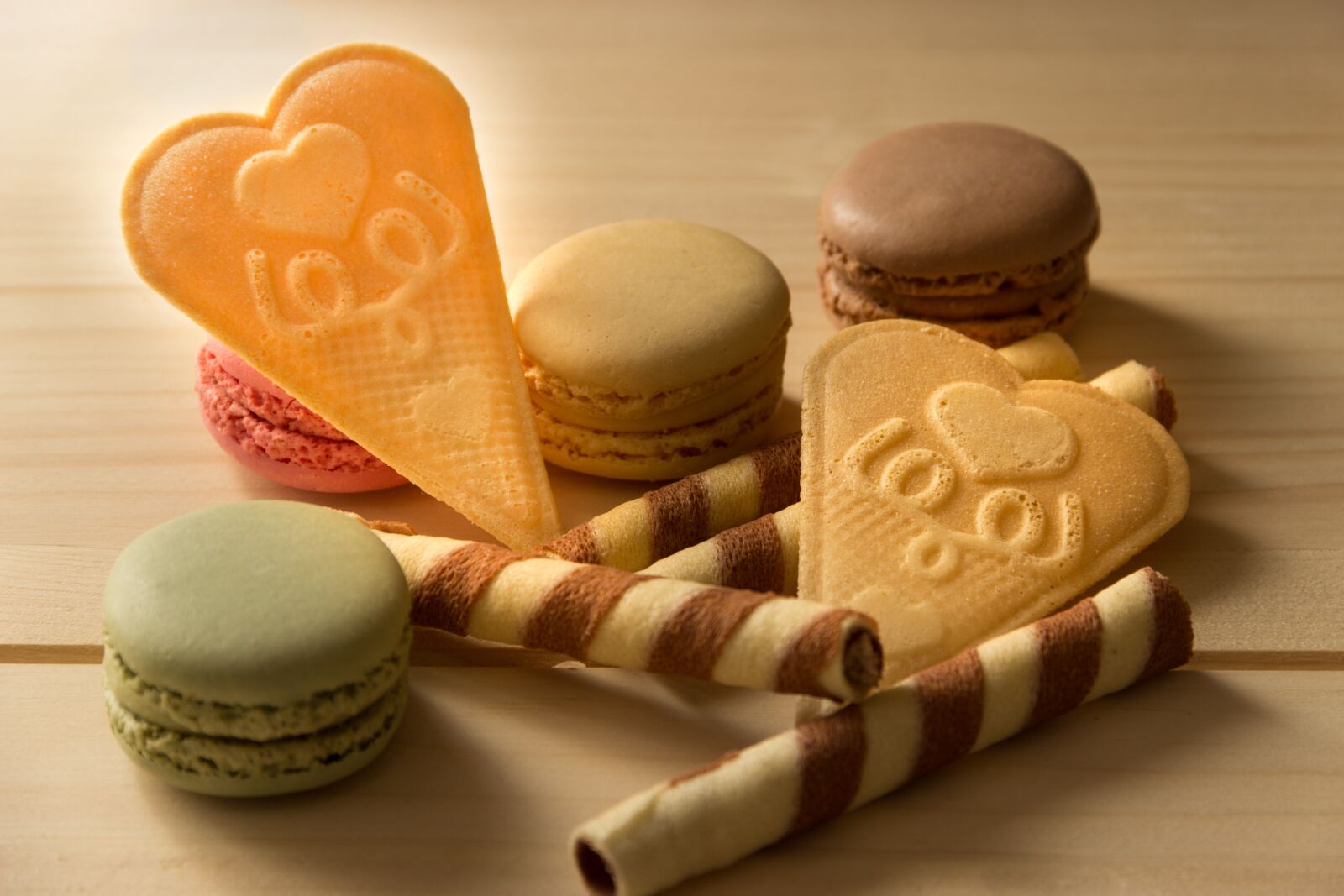 Canon EOS 600D (Rebel EOS T3i / EOS Kiss X5) sample photo. Waffles, cookies, pastries photography