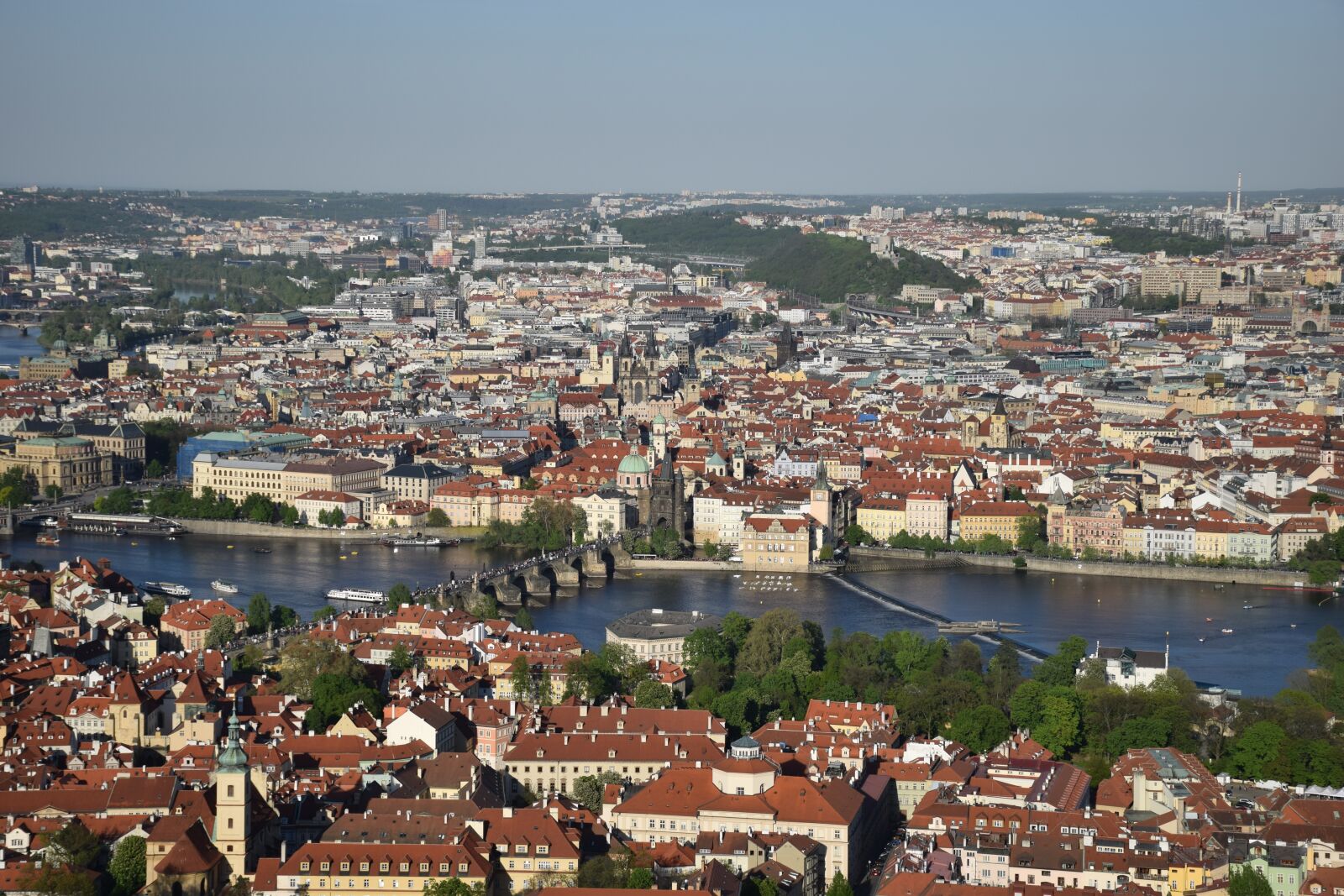 Nikon D3300 sample photo. View, petrin tower, prague photography