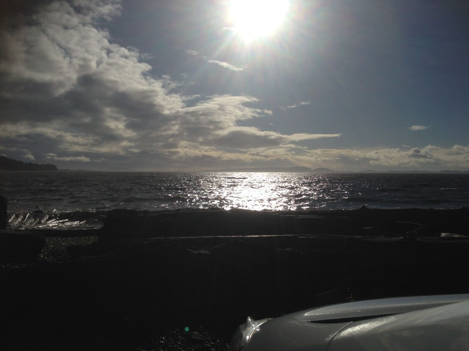 iPhone 5 back camera 4.12mm f/2.4 sample photo. Ocean, sun, beach photography