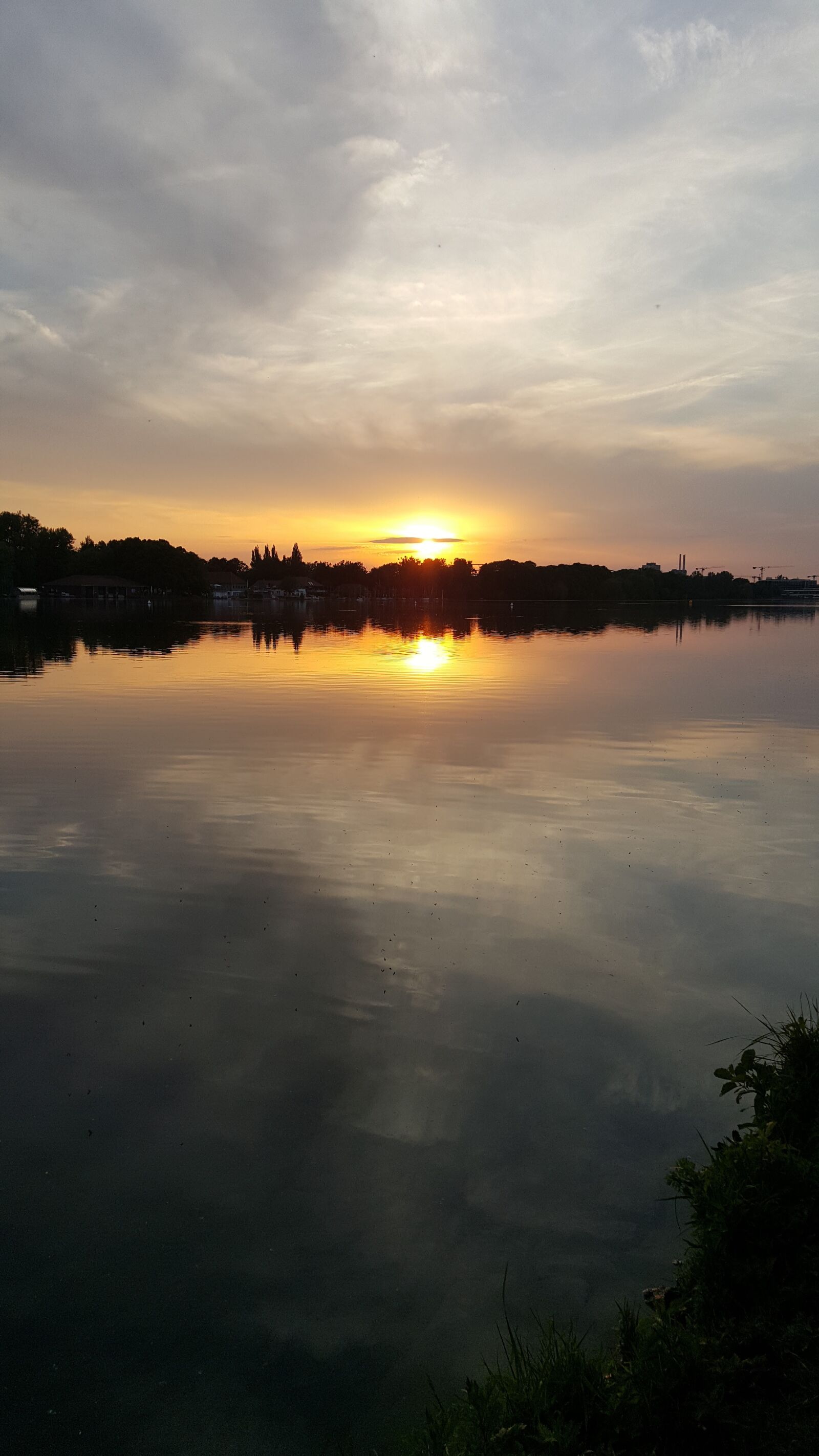Samsung Galaxy S6 sample photo. Lake maschsee, hanover, sunset photography