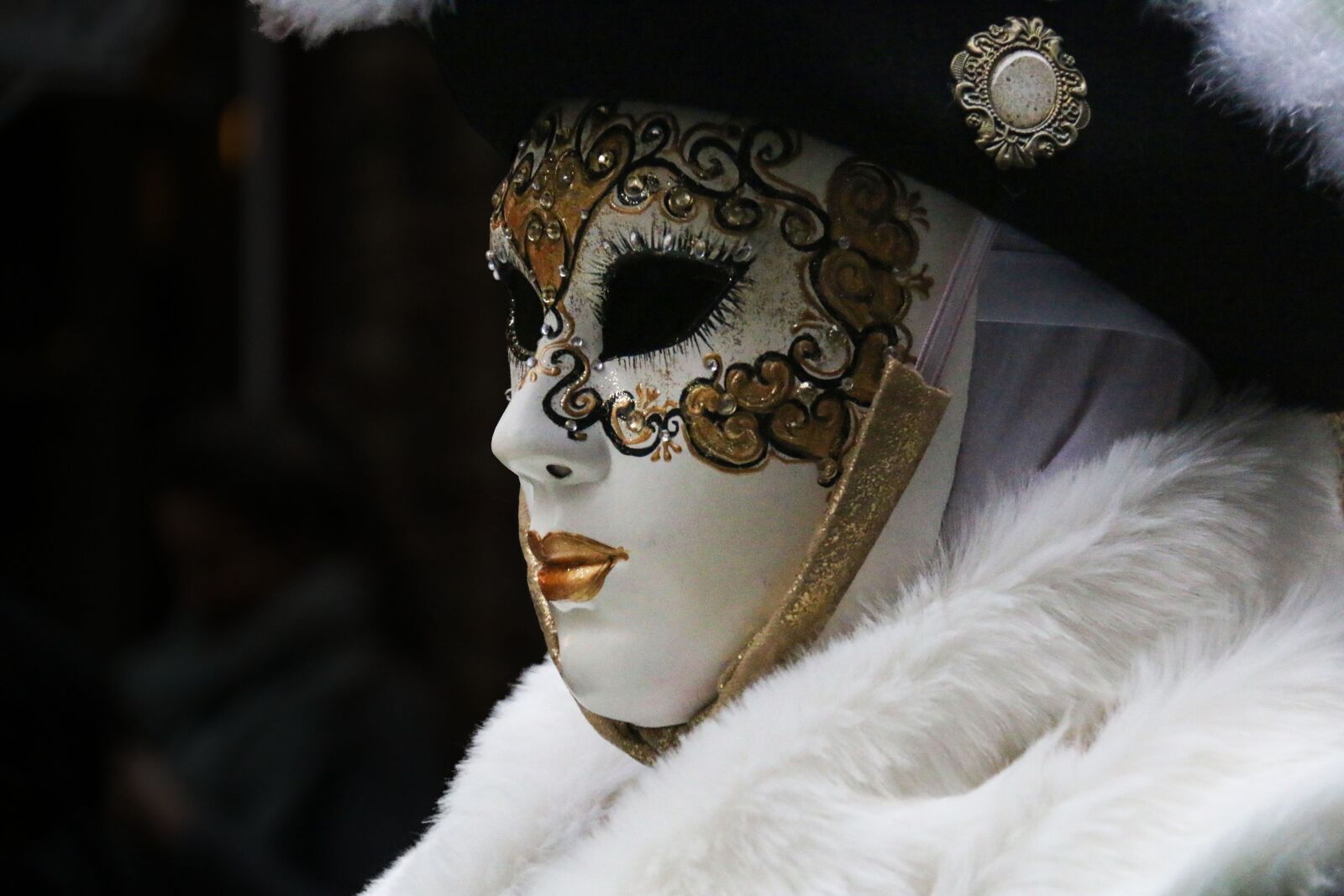 Canon EF-S 18-200mm F3.5-5.6 IS sample photo. Carnival, bruges, mask photography
