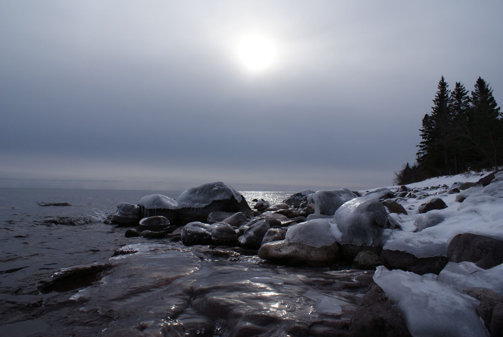 Sony Alpha DSLR-A300 sample photo. Lake superior, superior, great photography