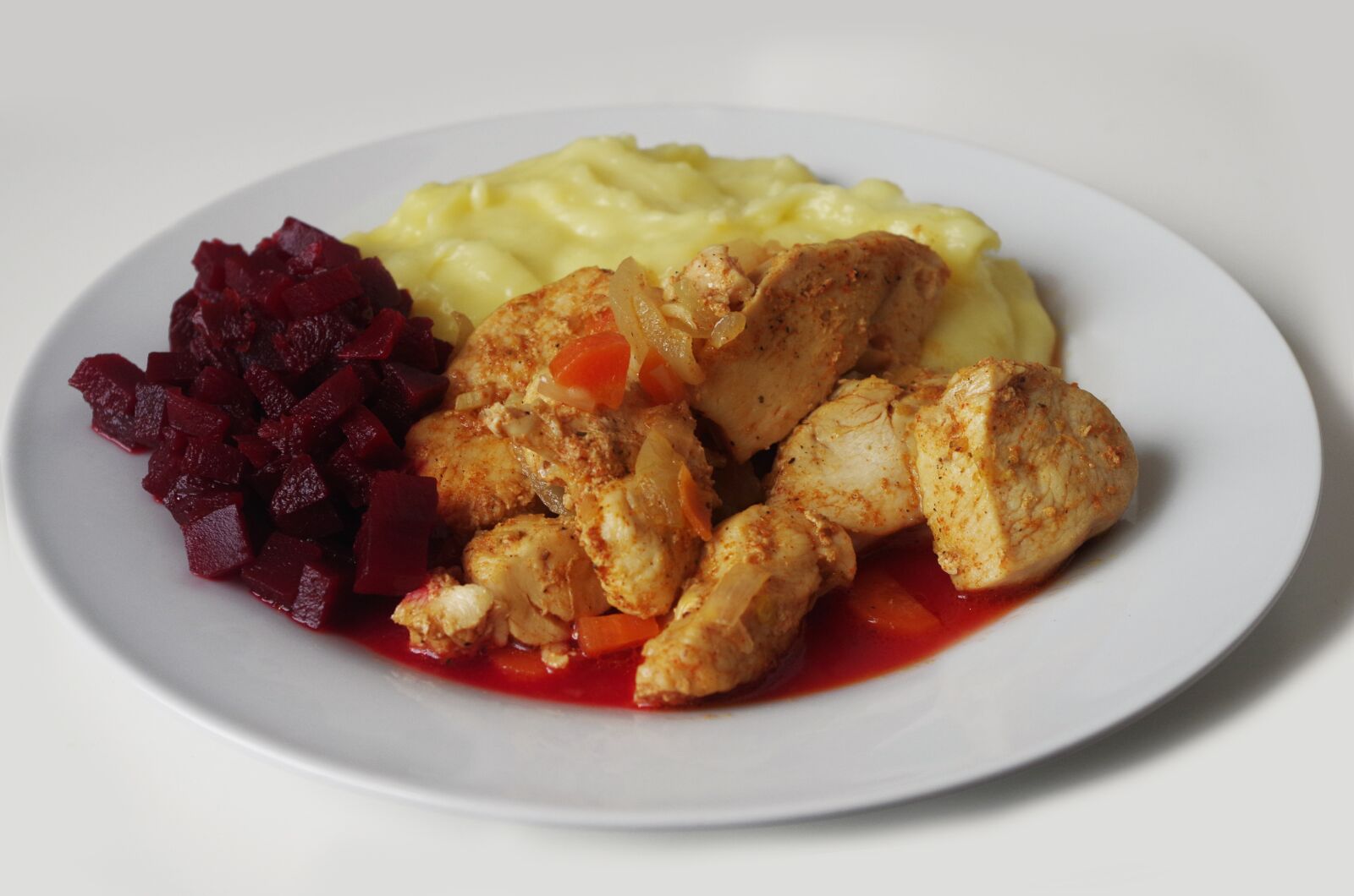 Pentax K-500 sample photo. Meal, lunch, chicken photography
