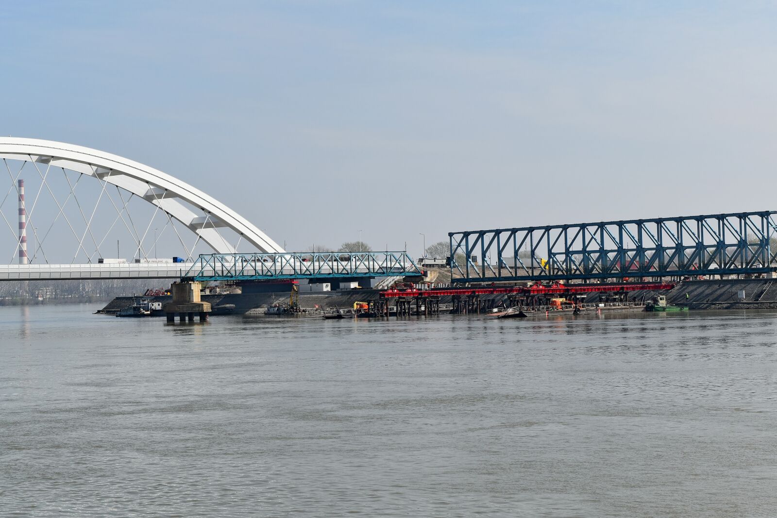 Nikon D5500 sample photo. Bridge, construction, water, river photography