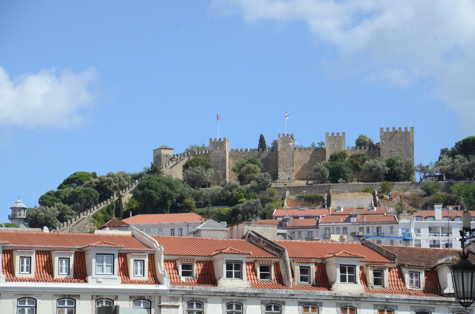 Nikon D7000 sample photo. Sao jorge's castle, castle photography