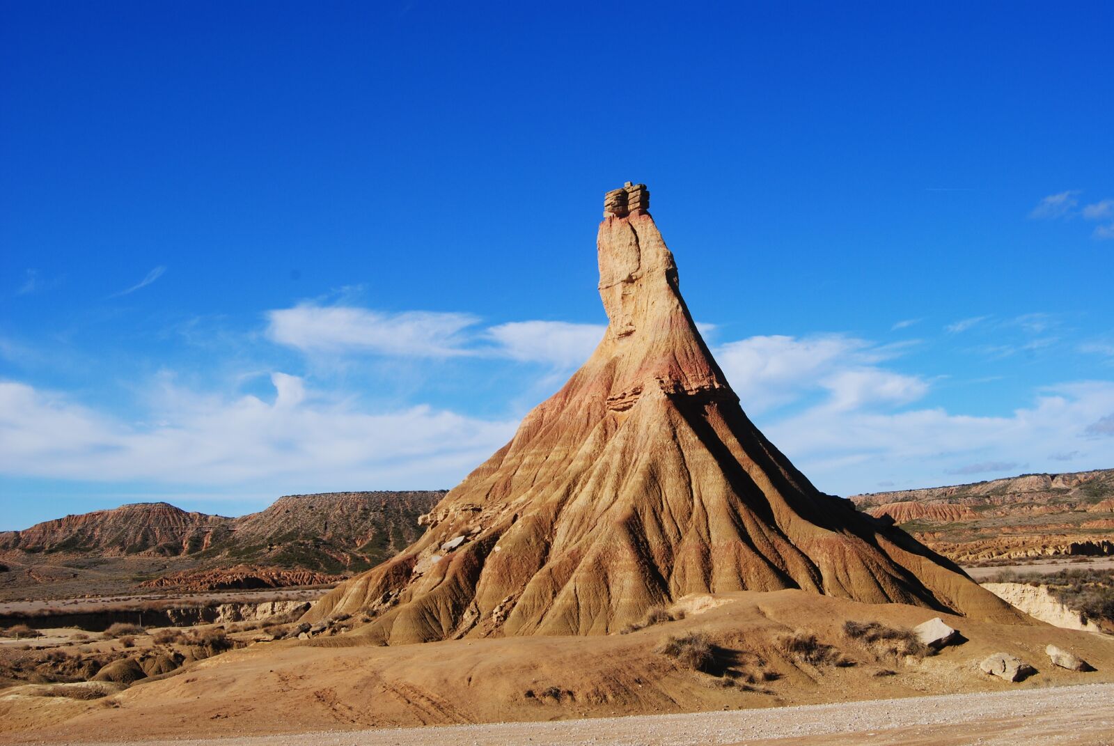 Nikon D3000 sample photo. Bardenas, real, spain photography