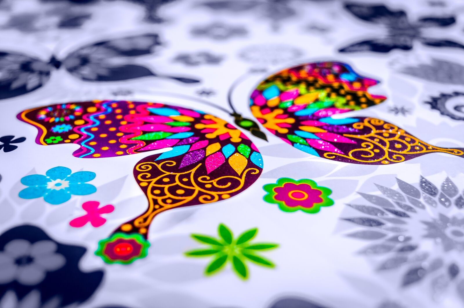 Nikon D3200 sample photo. Butterfly, paint, color photography