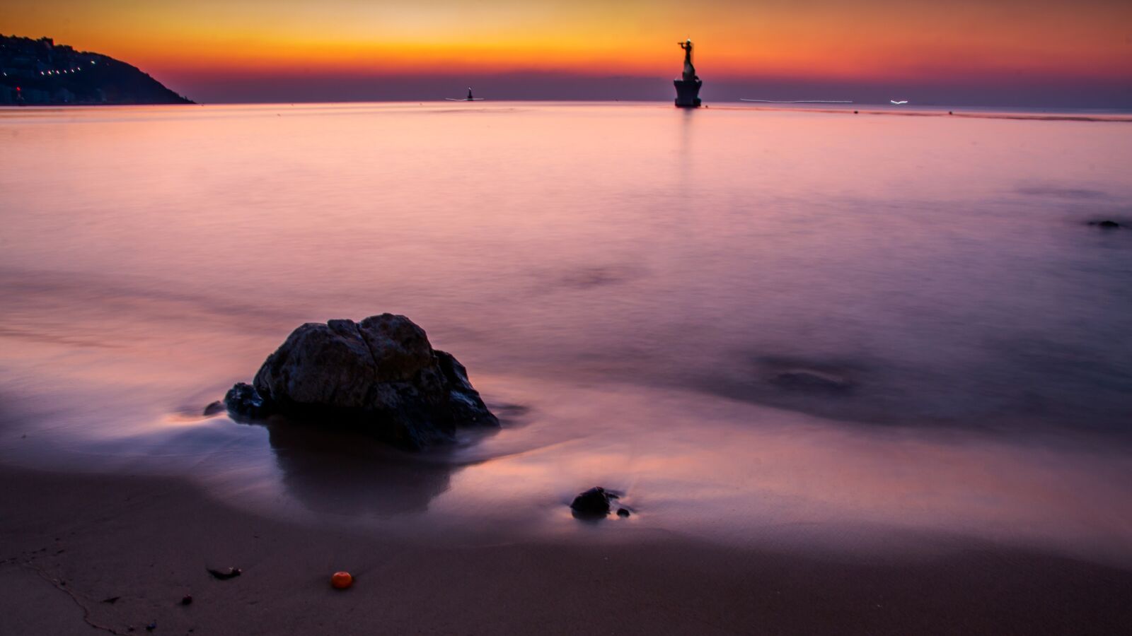 Canon EOS 70D sample photo. Sunset, water, dusk photography