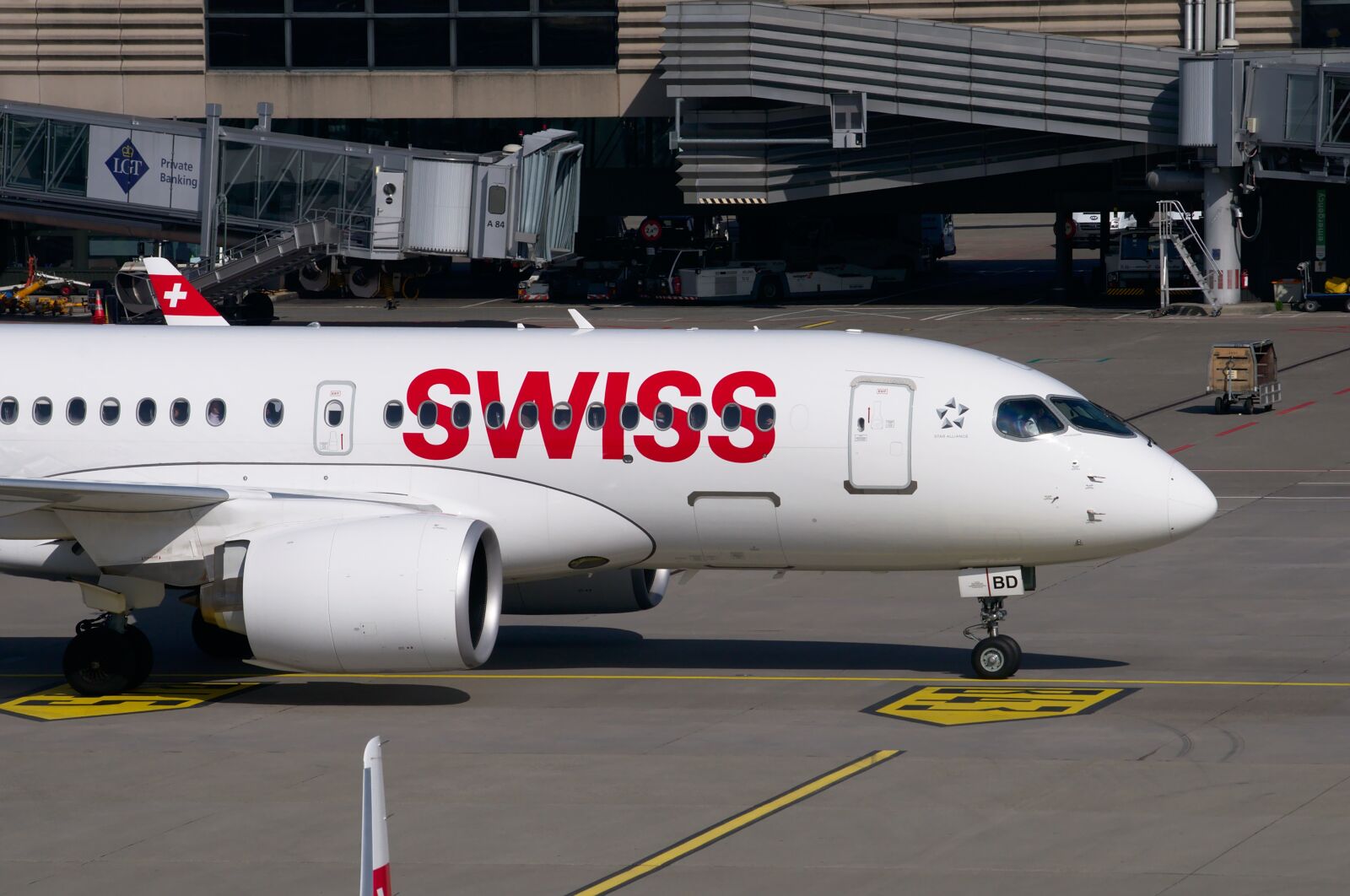 Nikon D300S sample photo. Swiss, aircraft, airbus photography