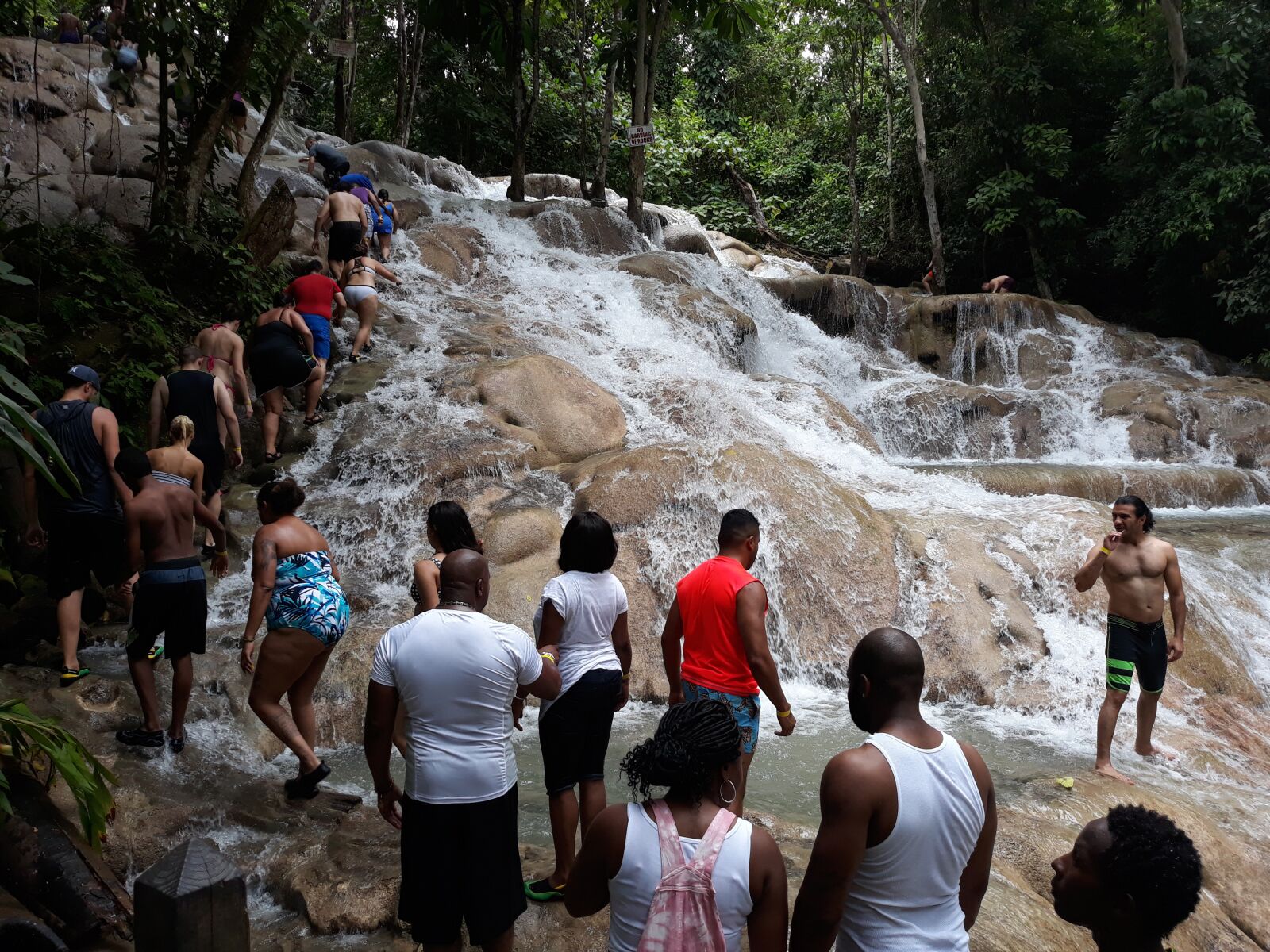 Samsung Galaxy J5 Pro sample photo. Waterfalls, white water, people photography