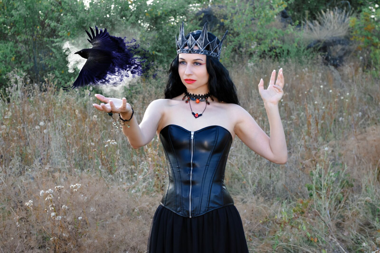 Nikon D3200 sample photo. Woman, witch, fantasy photography