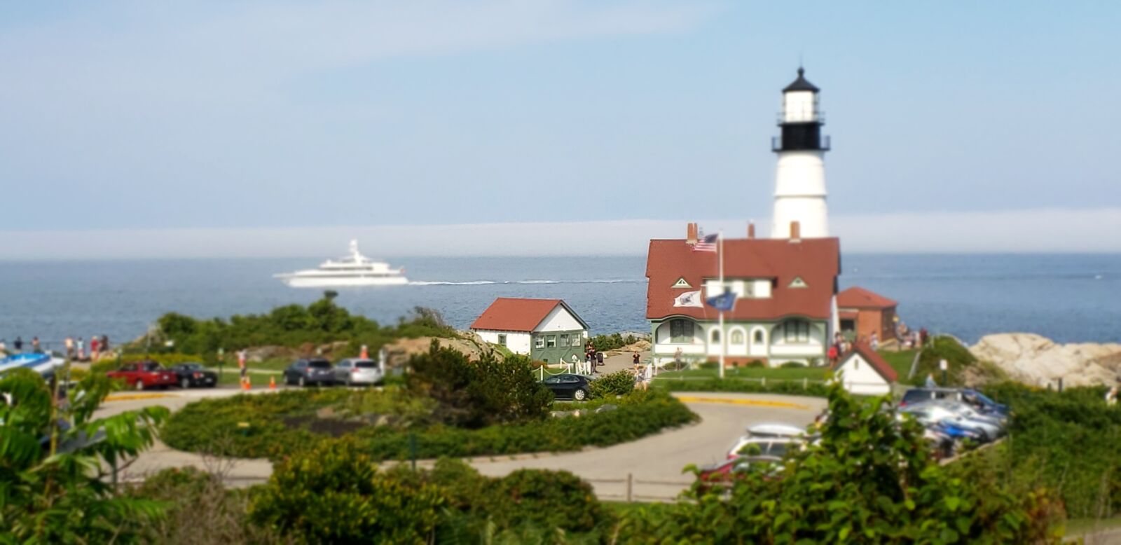 Samsung Galaxy S9 sample photo. Maine, lighthouse, sea photography