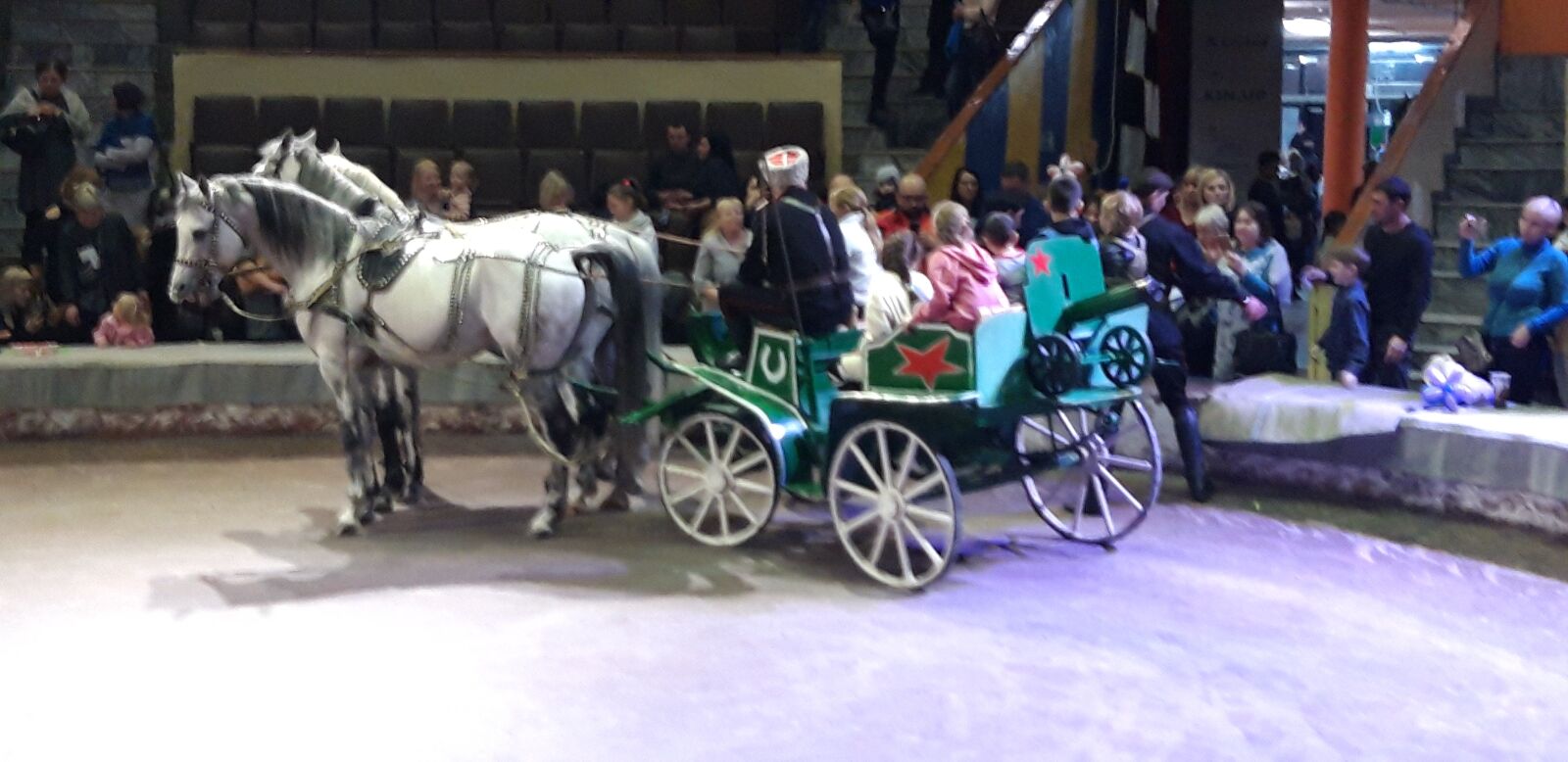Samsung Galaxy A6 sample photo. Tsyrk, horse, pram photography