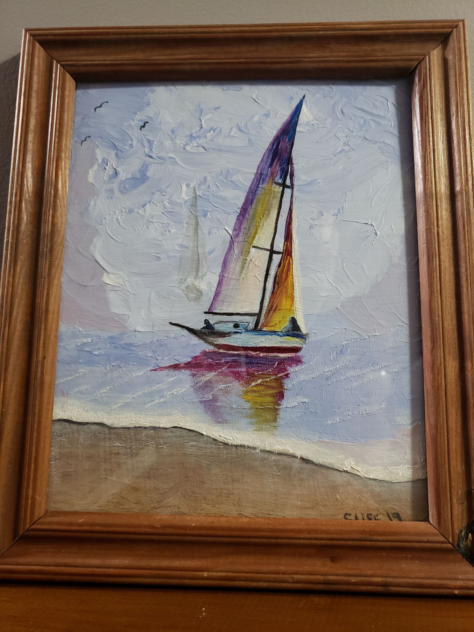 Samsung Galaxy S9+ sample photo. First, oil, sailboat photography