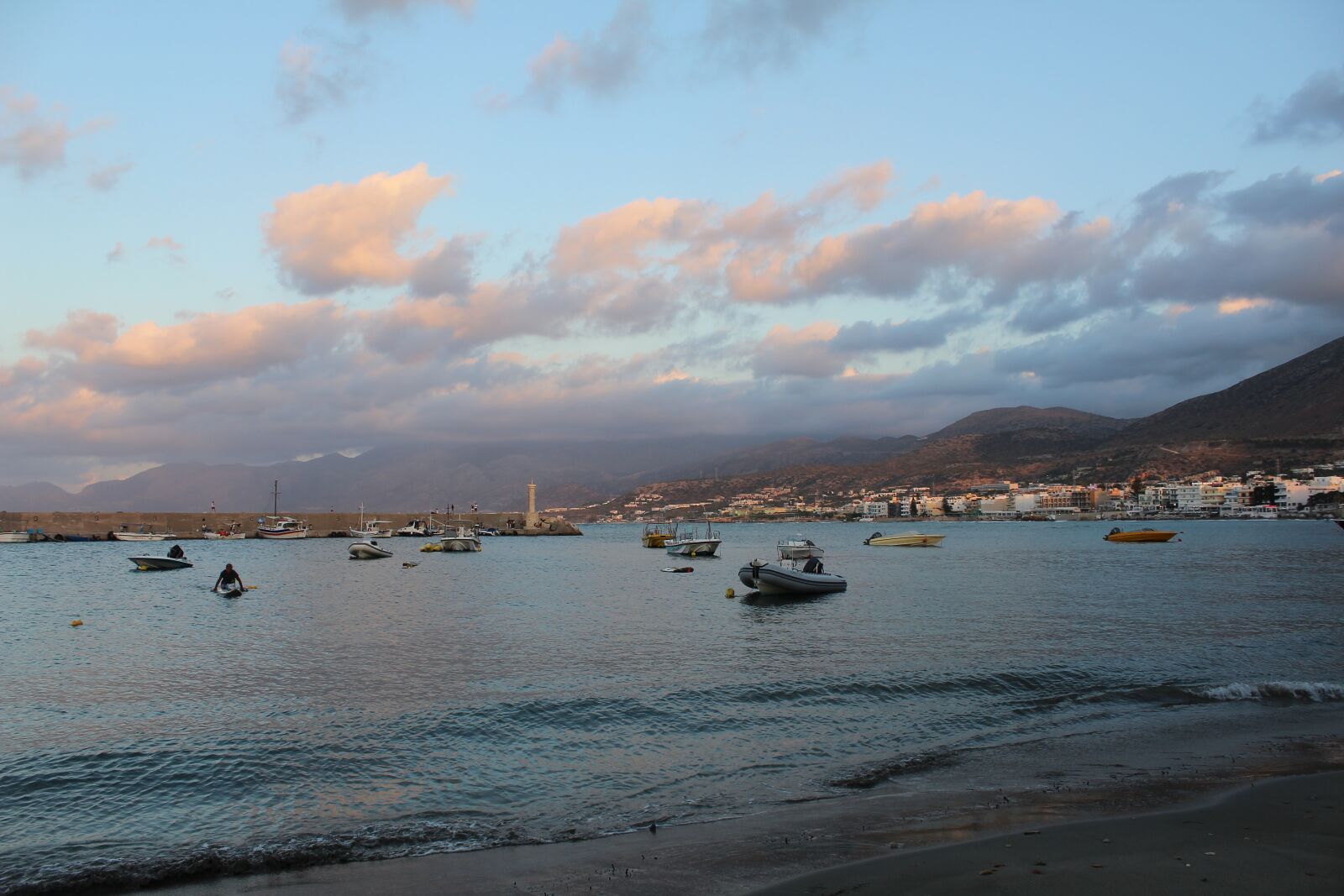 Canon EOS 600D (Rebel EOS T3i / EOS Kiss X5) sample photo. Sea, clouds, boats photography