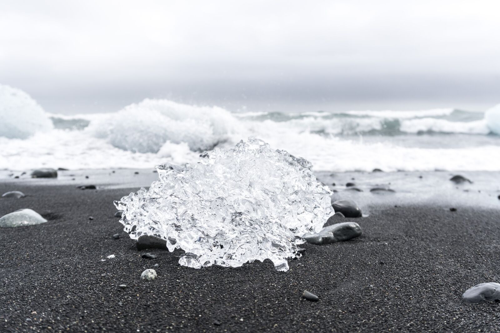 Sony a6300 sample photo. Ice, iceburg, glacier photography