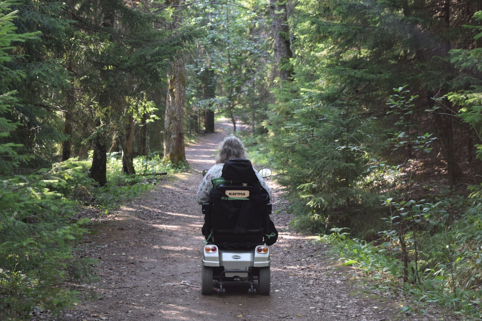 Nikon D5300 sample photo. Invamopo, senior scooter, nature photography