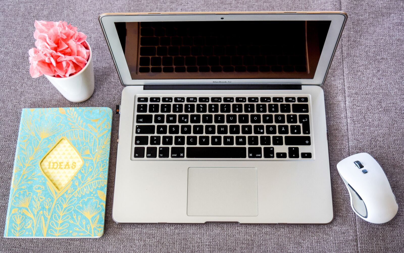 Nikon D5300 sample photo. Laptop, mouse, workplace photography