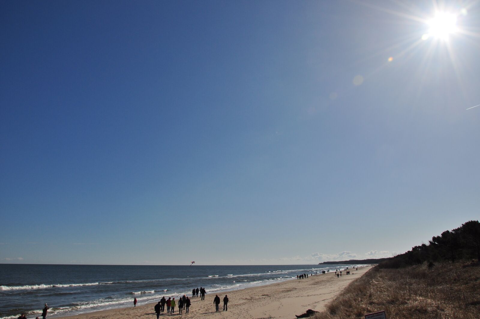 Nikon D5000 sample photo. Sun, baltic sea, sea photography