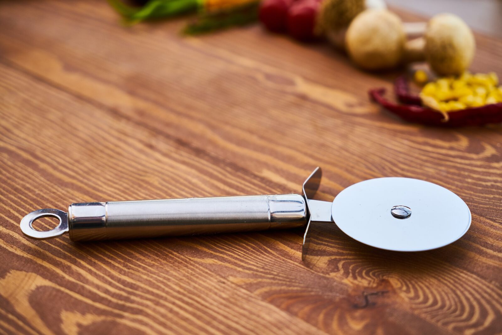 Sony a7R II sample photo. Wood, knife, no one photography