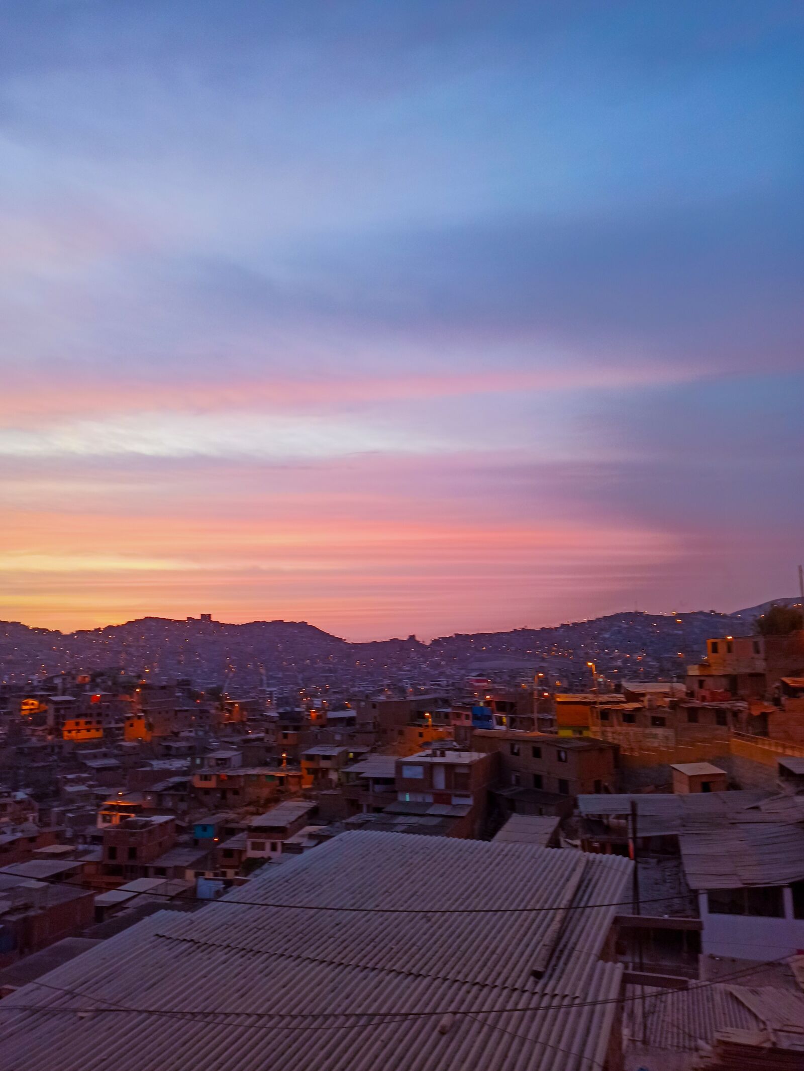Xiaomi Redmi Note 8 Pro sample photo. Sunset, perú, neiborhood photography