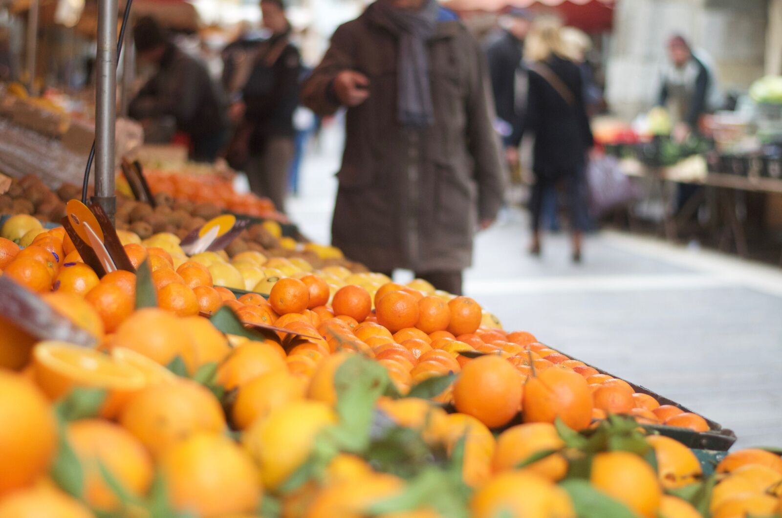 Nikon D5100 sample photo. Market, orange, citrus photography