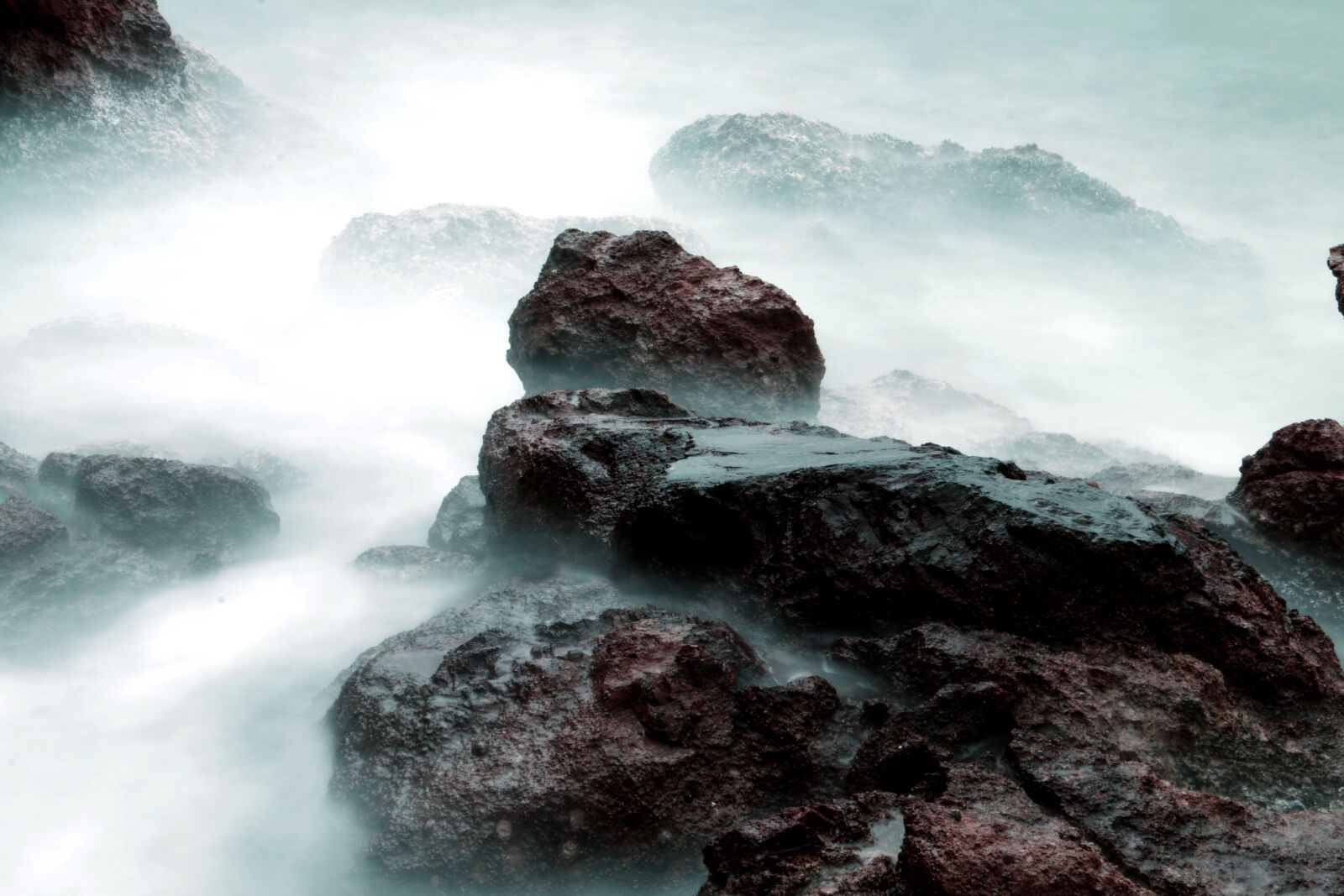 Canon EOS 70D sample photo. Fog, long, exposure, pond photography
