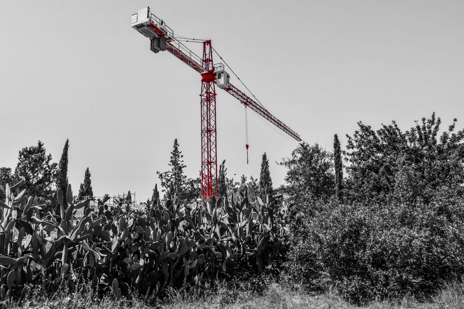 Nikon D3300 sample photo. Heavy machine, construction site photography