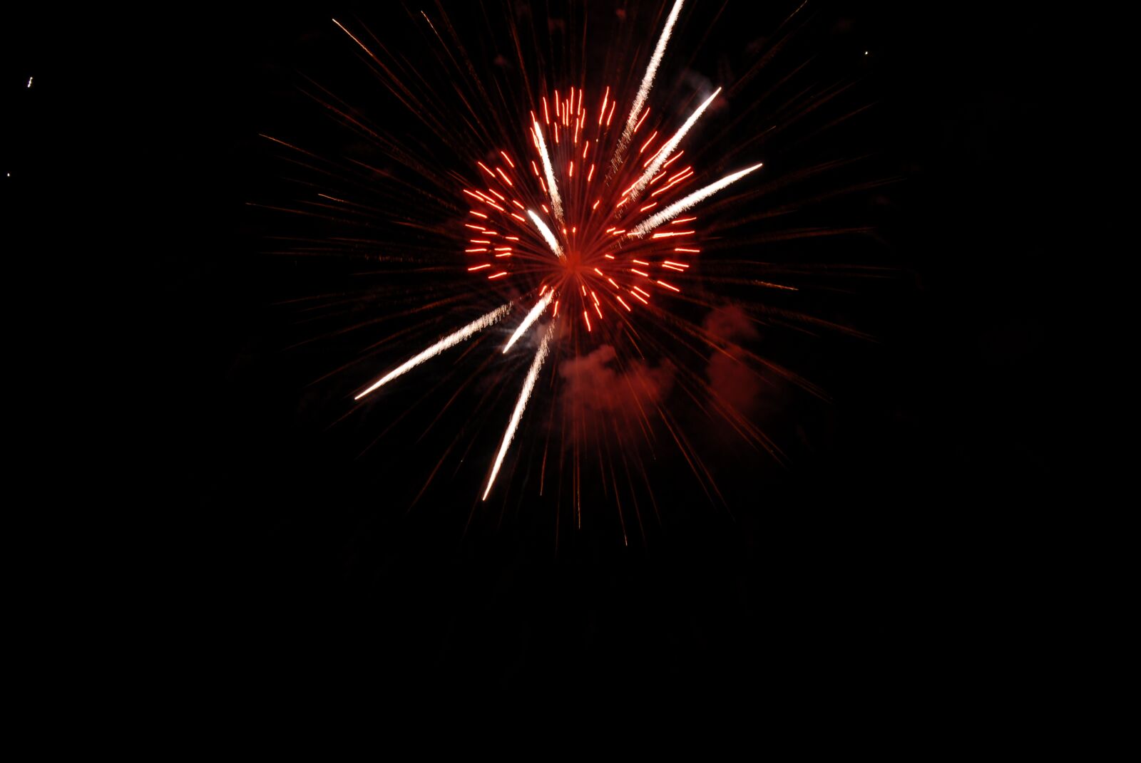Nikon D200 sample photo. Fireworks, night, summer photography