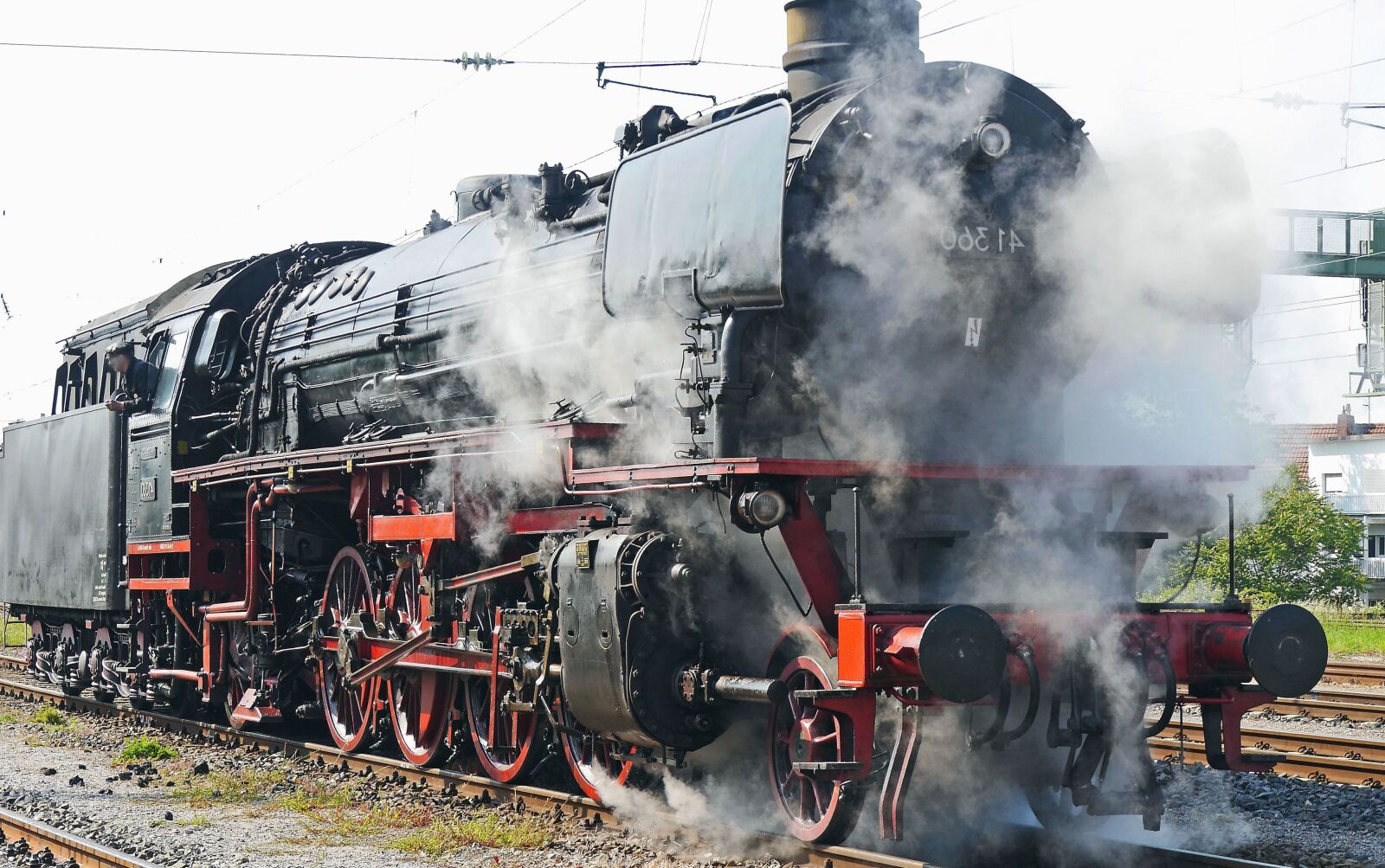 Panasonic Lumix DMC-GH3 sample photo. Steam locomotive, train, smoke photography