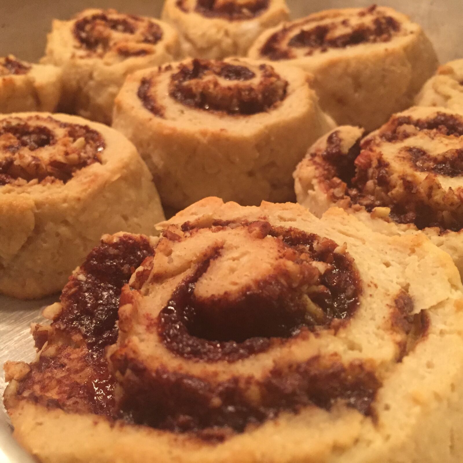 Apple iPhone 6 sample photo. Desert, cinnamon rolls, bakery photography