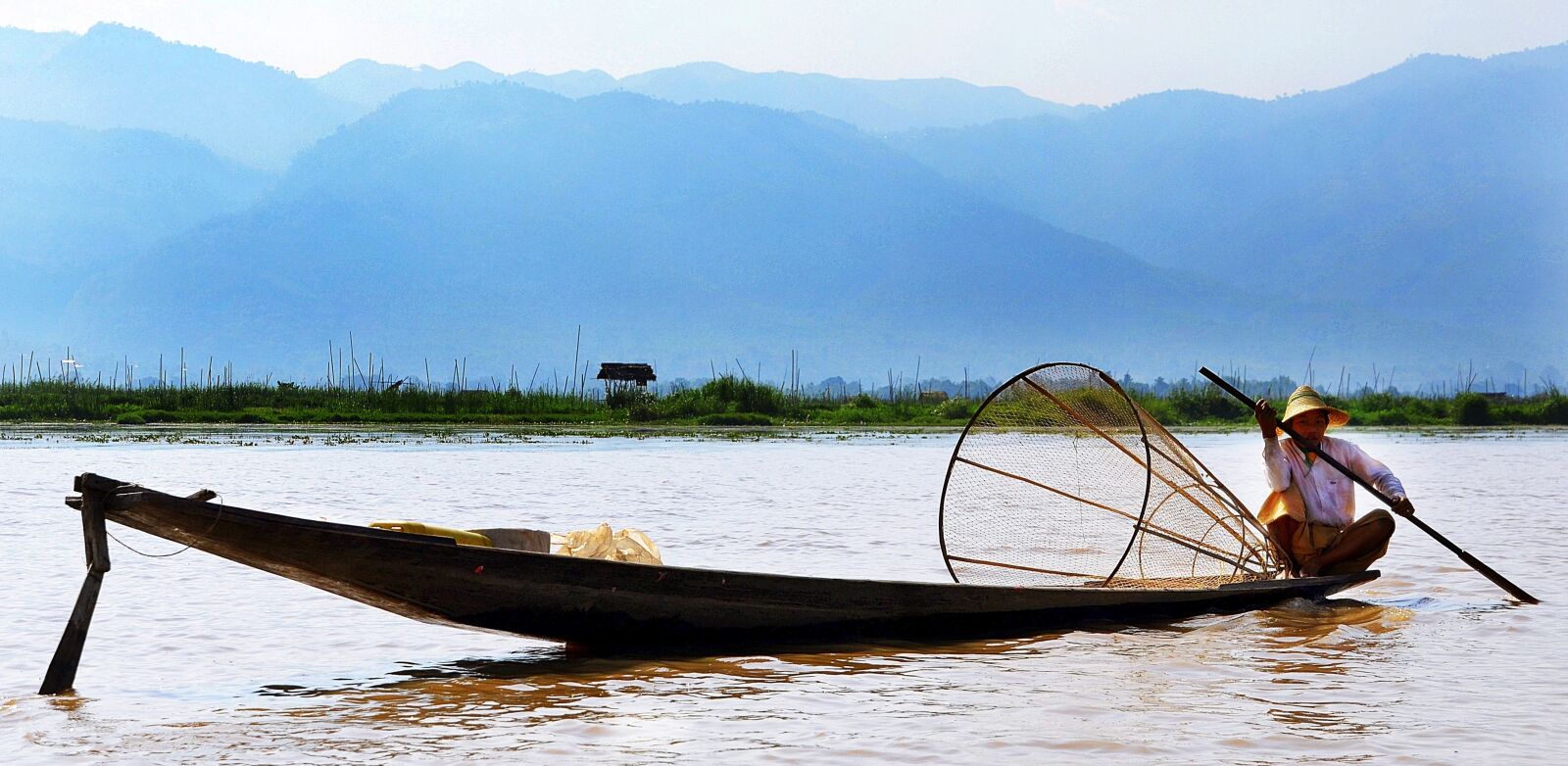 Nikon D5100 sample photo. Traditional, fishing, inle photography