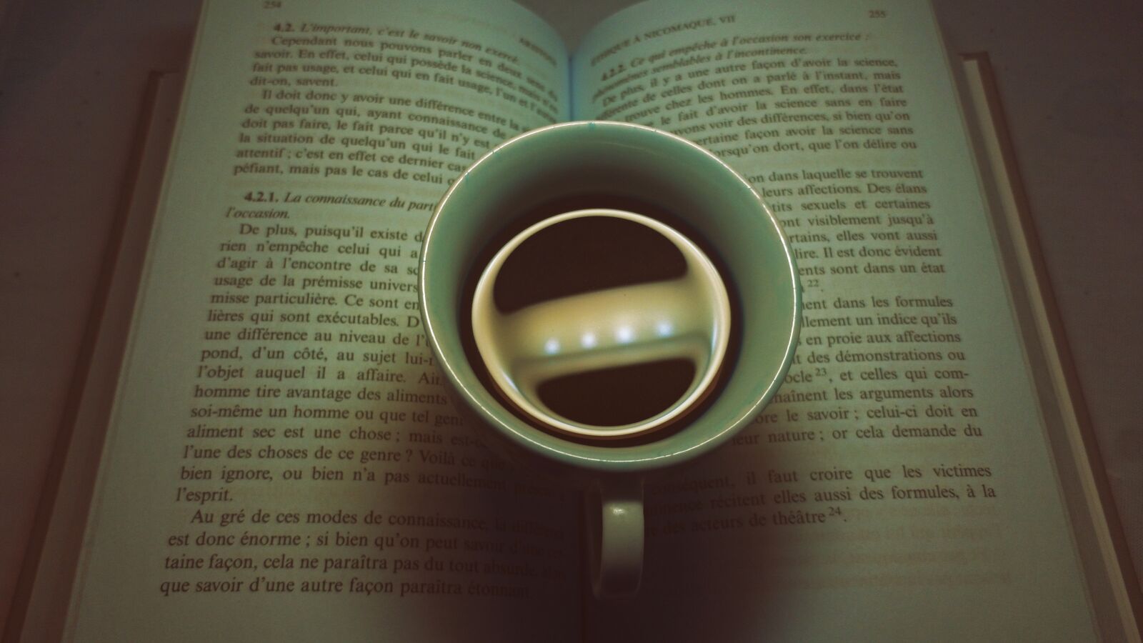 Sony Xperia Z3 sample photo. Coffee, book, morning photography