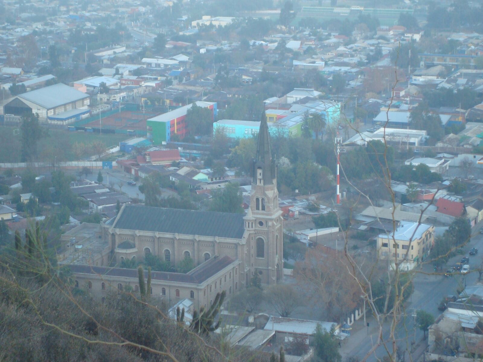 Sony DSC-W80 sample photo. Church, the andes, city photography