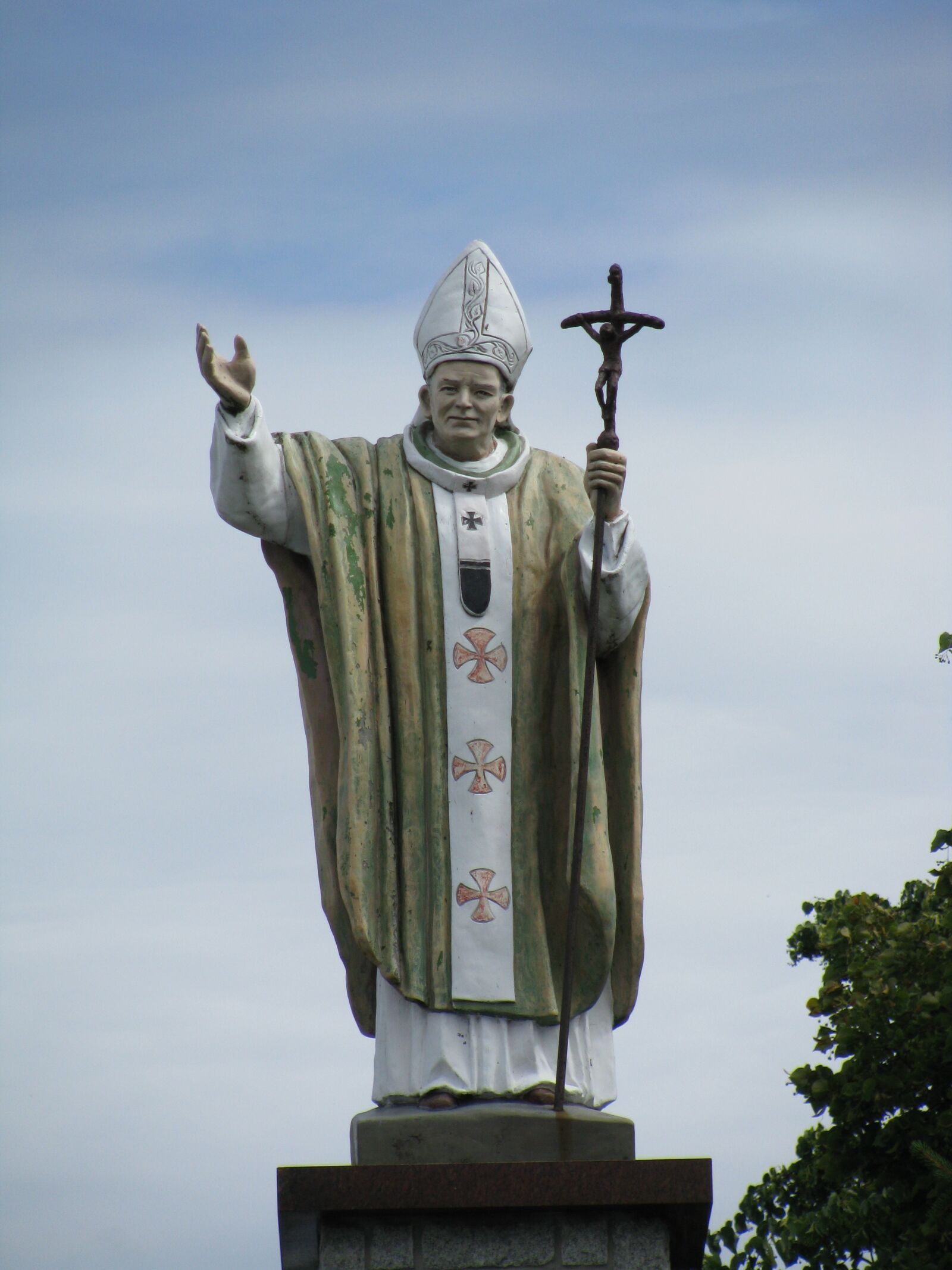 Canon POWERSHOT SX100 IS sample photo. Figure, pope john paul photography