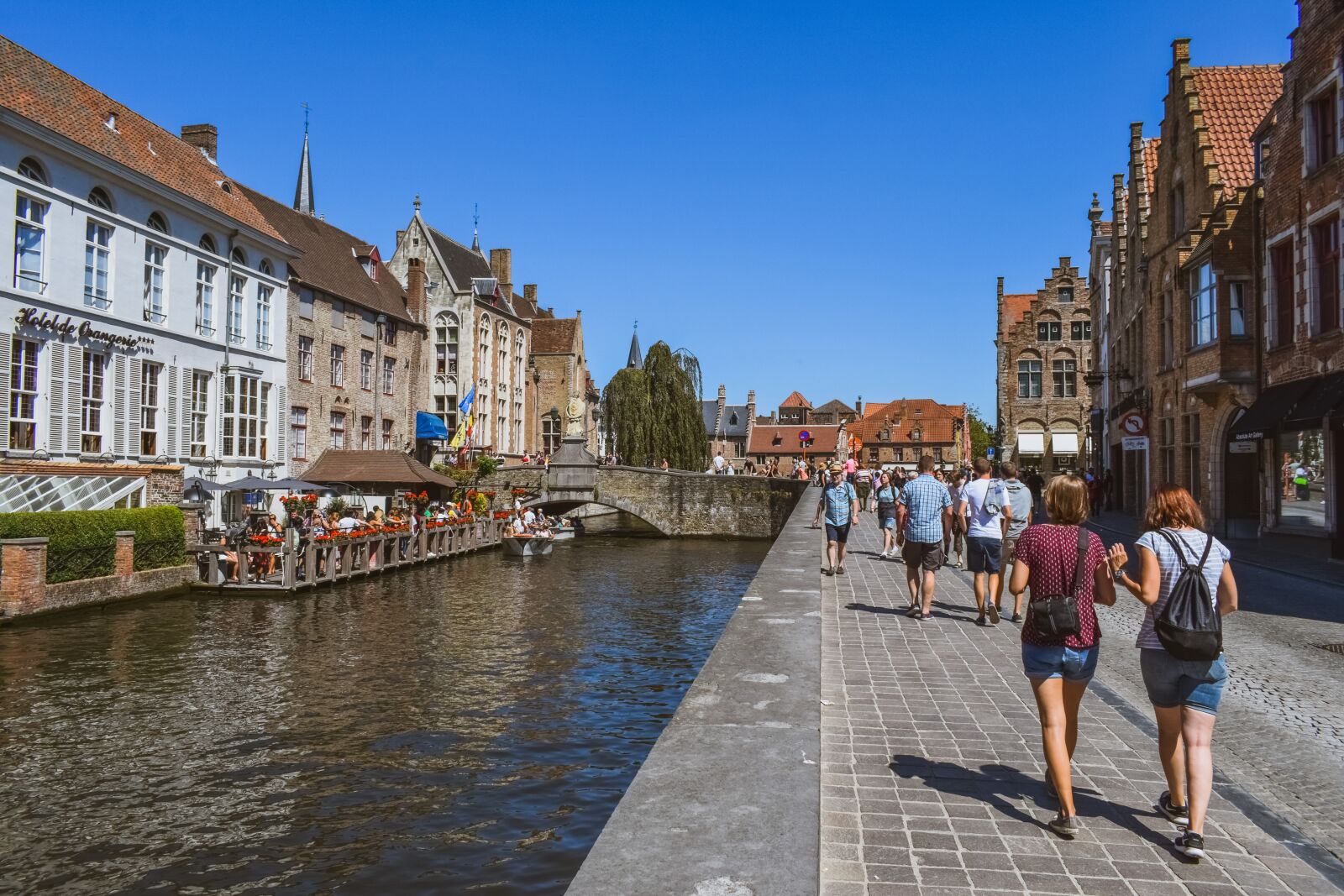 Nikon D3300 sample photo. Belgium, brugge, canal photography