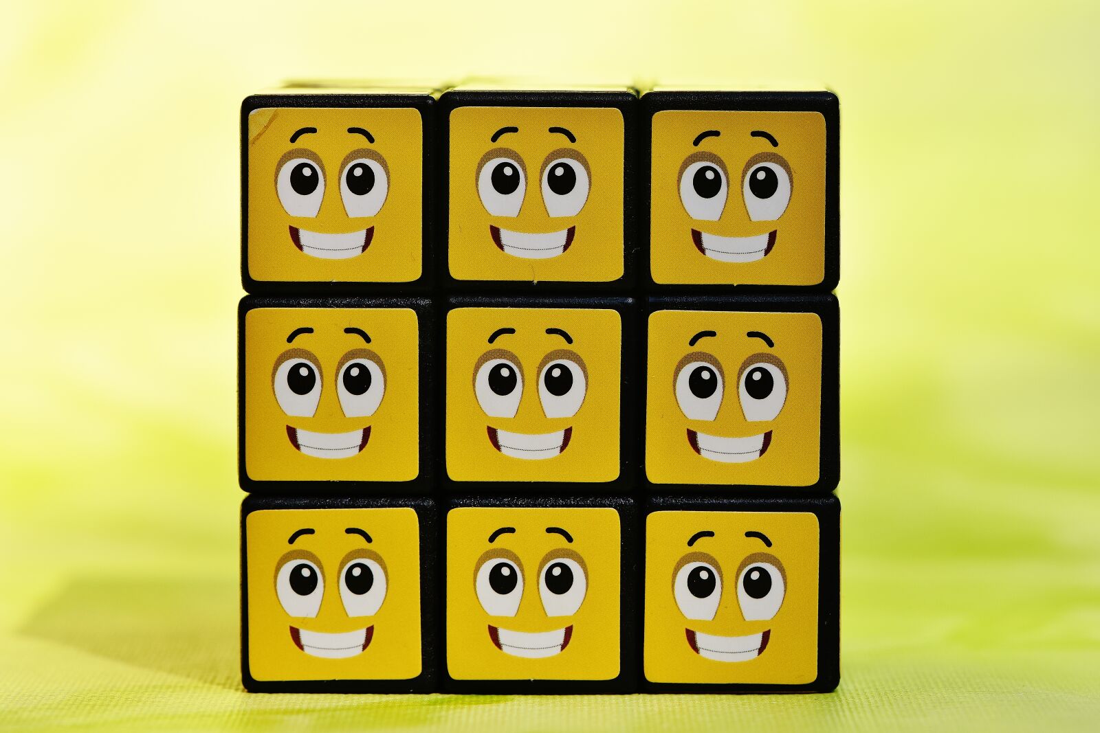 Nikon D7200 sample photo. Cube, smilies, funny photography