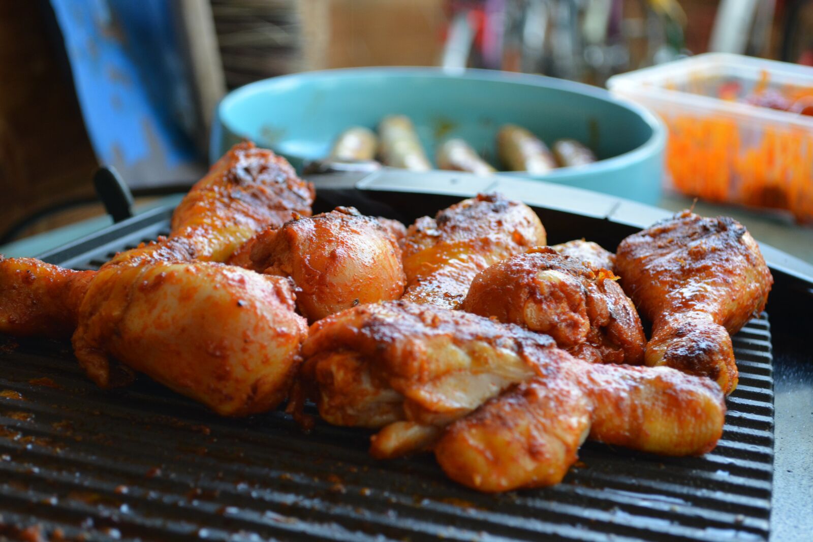 Nikon D5200 sample photo. Chicken, barbecue, grill stuff photography