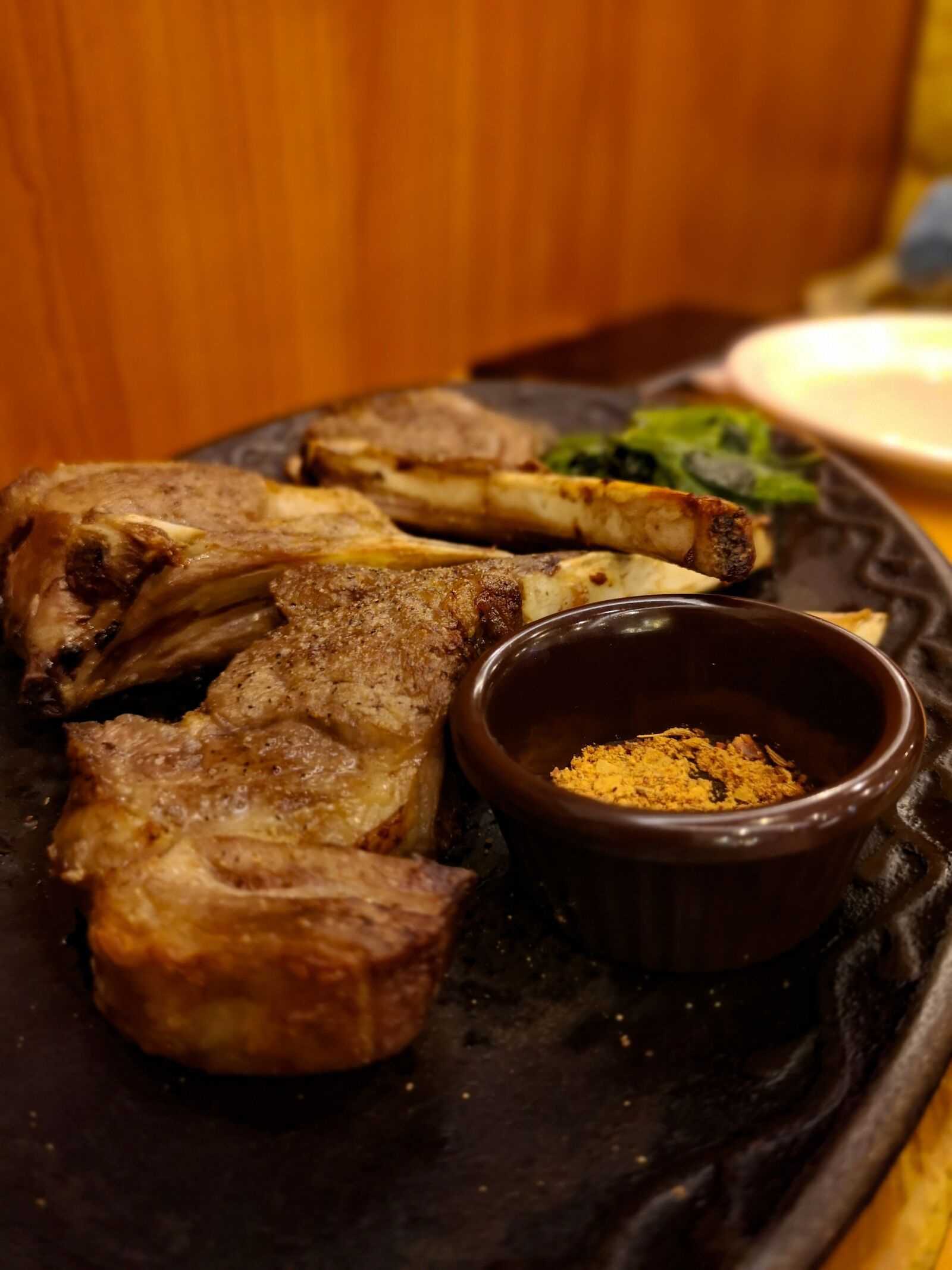 HUAWEI P20 Pro sample photo. Lamb chops, western, dinner photography