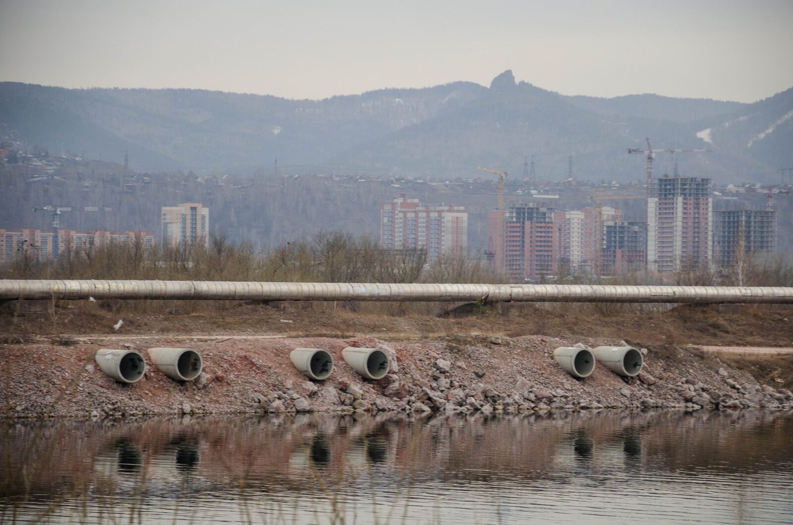 Nikon D5100 sample photo. Pipe, city, industrial photography