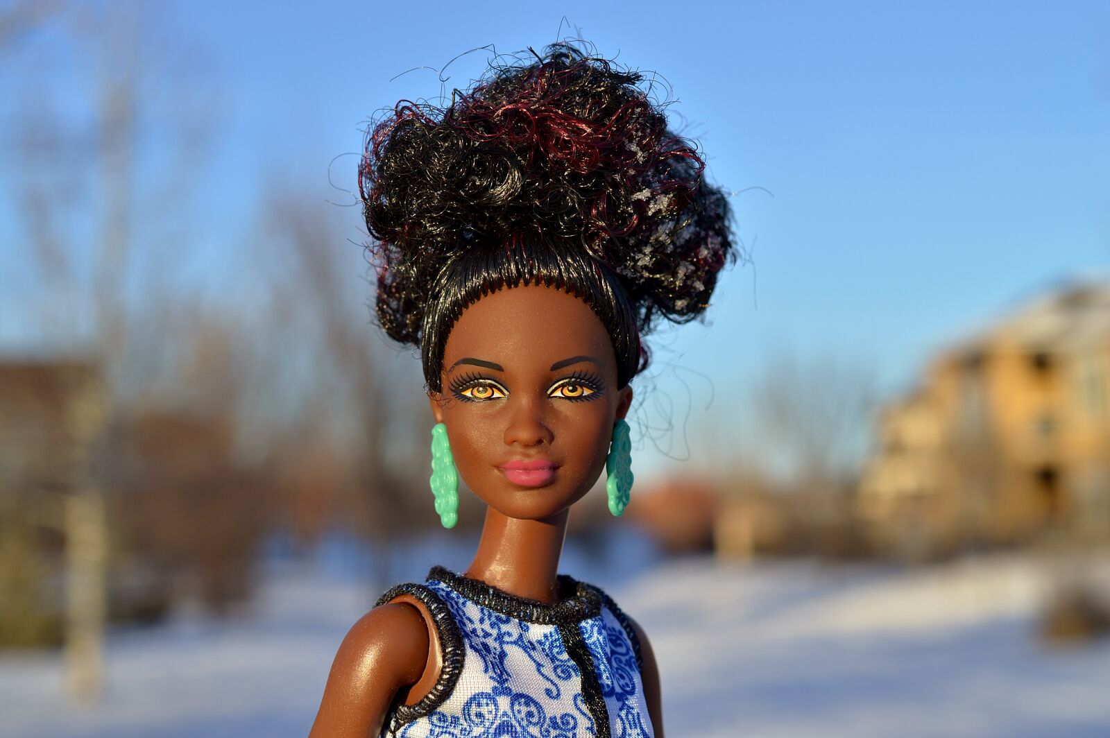 Nikon D3200 sample photo. Doll, black, african-american photography