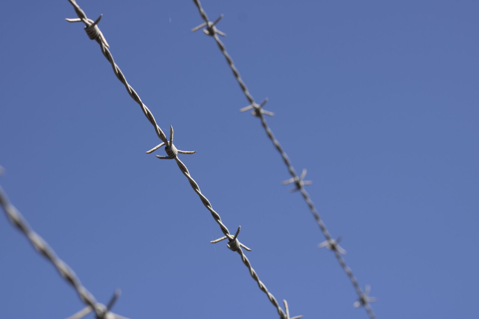 Canon EOS 750D (EOS Rebel T6i / EOS Kiss X8i) sample photo. Sky, blue, fence photography
