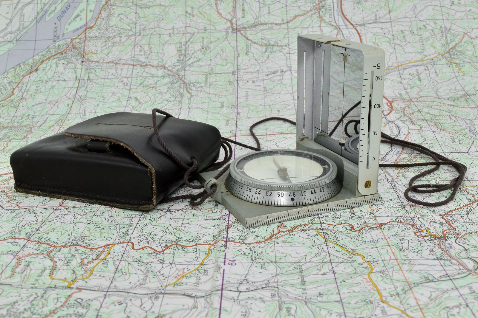 Nikon D5500 sample photo. Military, navigation, compass, map photography