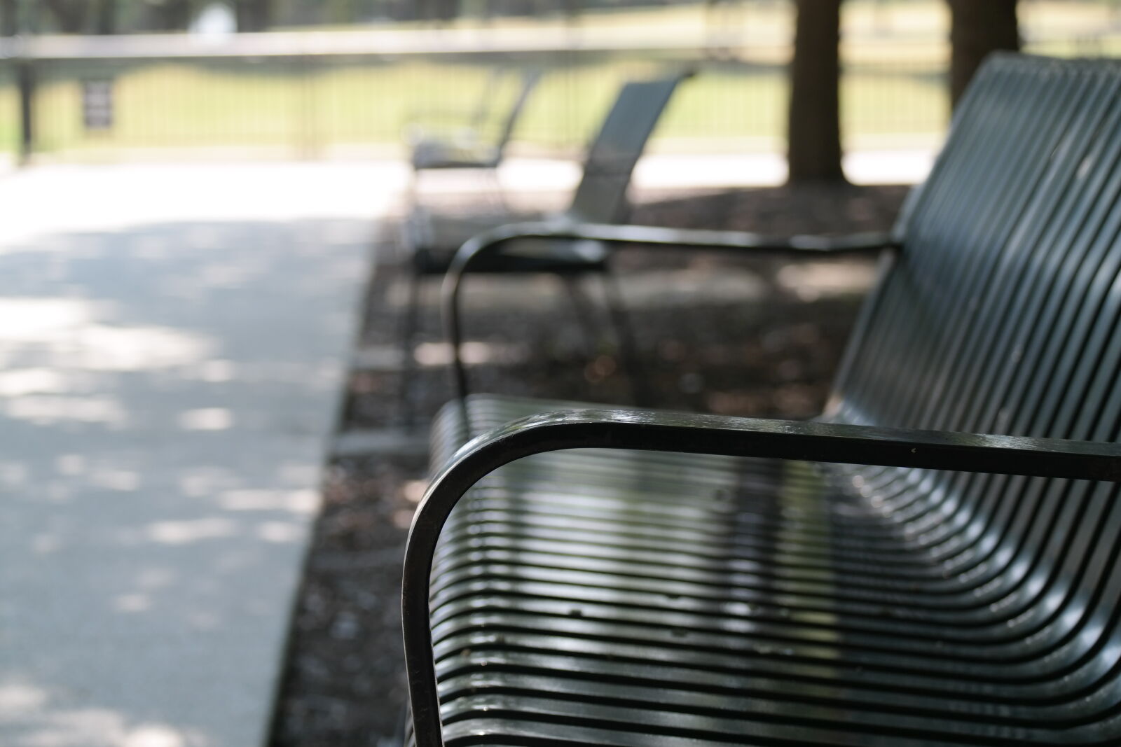 Samsung NX300 sample photo. Afternoon, bench, chair, day photography