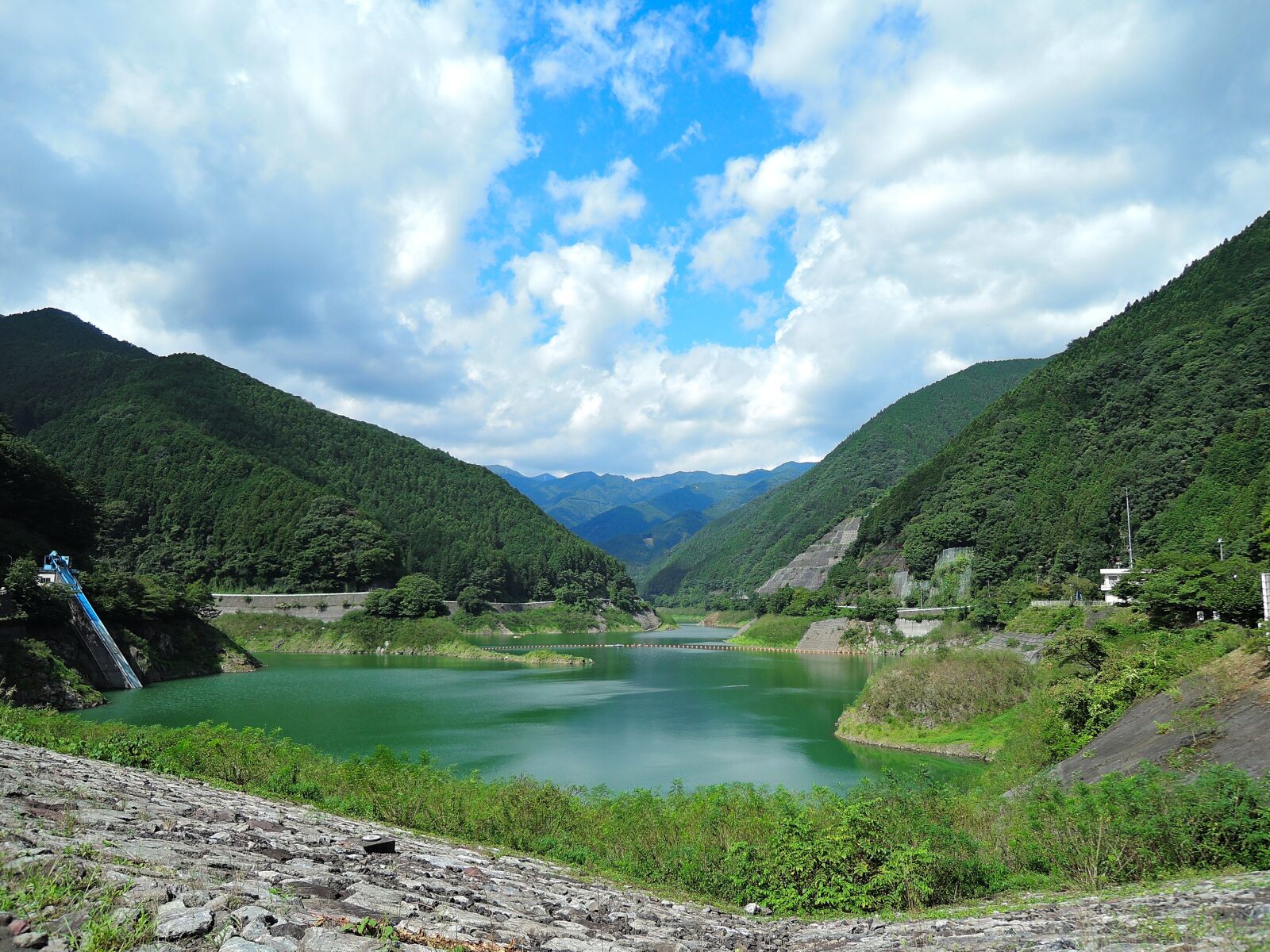 Nikon Coolpix P340 sample photo. Mountain, dam, views photography