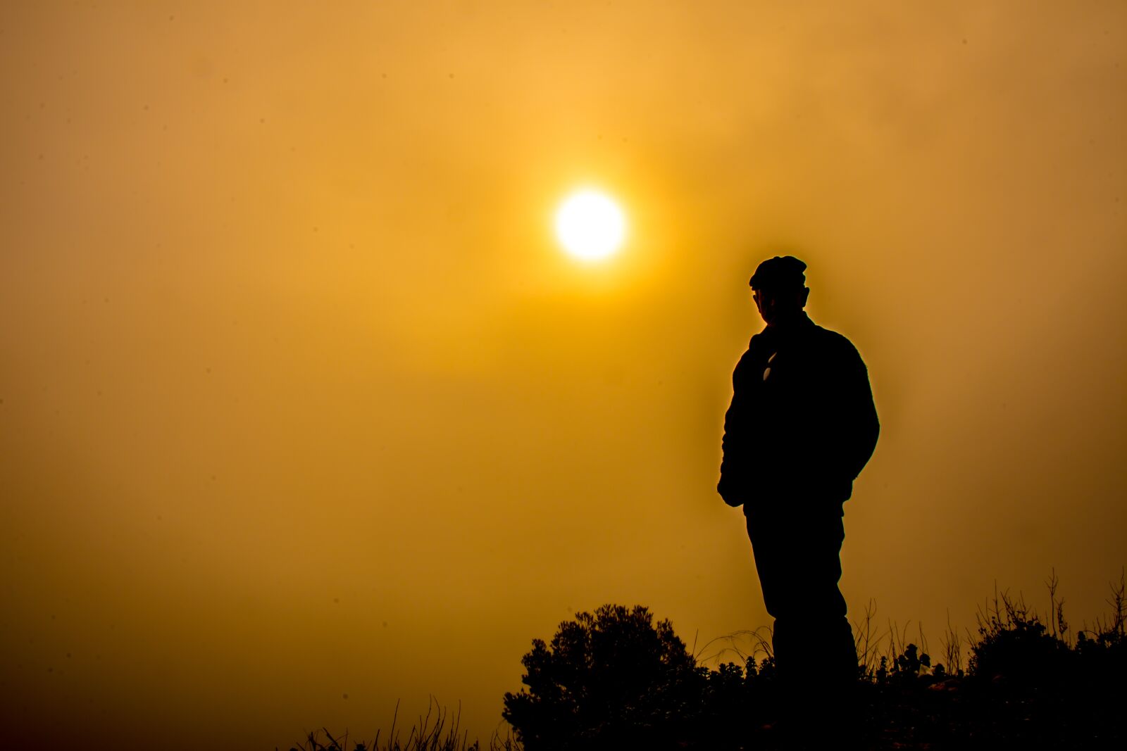Nikon D7200 sample photo. Sun, figure, sky photography
