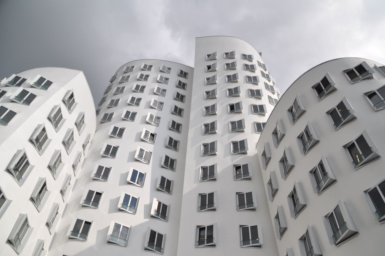 Nikon D5000 sample photo. Gehry buildings, d sseldorf photography