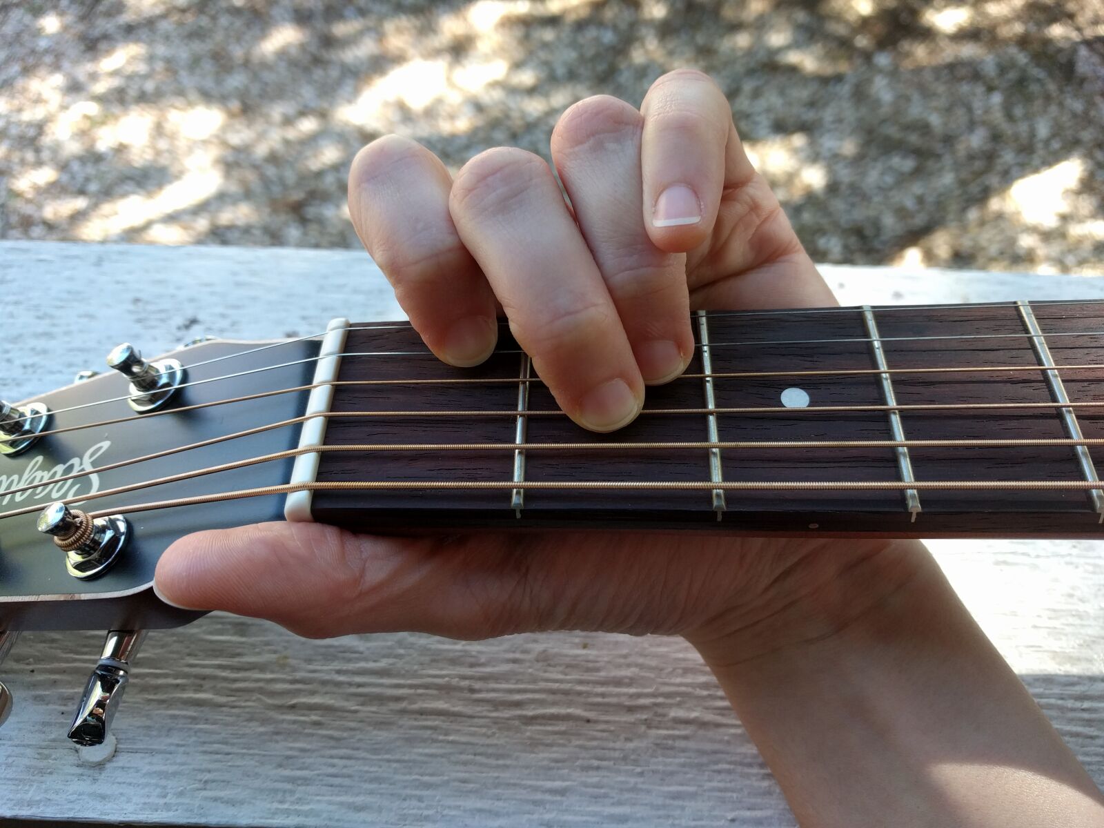 LG Nexus 5X sample photo. Acoustic, guitar, hand, outdoors photography