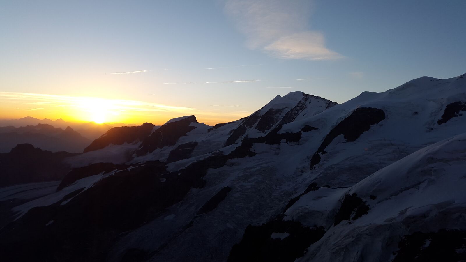 Samsung Galaxy Alpha sample photo. Sunrise, alpine, summit photography