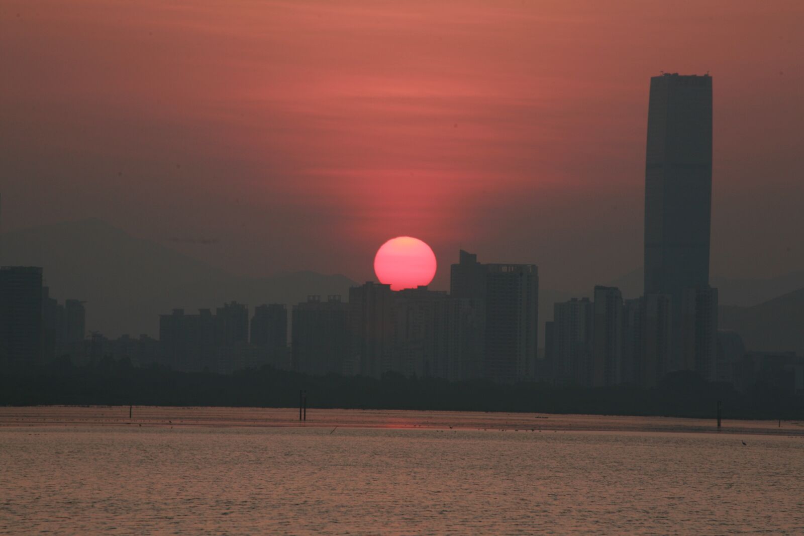 Canon EOS 5D sample photo. Shenzhen, sun, rise photography